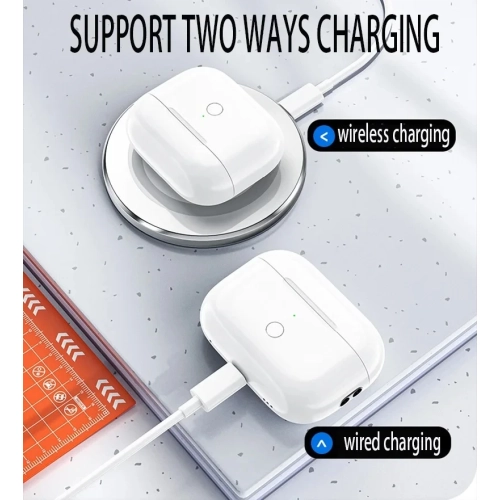 Replacement Wireless Charging Box for Original headphones Airpods Pro 1 2 3 Bluetooth Earphone 680mAh Battery Charger Case