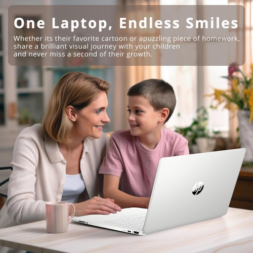 HP 15.6" HD Everyday Laptop, Intel i3-1115G4, 1TB PCIe SSD, 16GB DDR4 RAM, Intel UHD Graphics, Fast Charge, Full Size Keyboard, Wi-Fi 5, Win 11, Silver by HP - Refurbished condition - Image 7