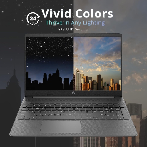 HP 15.6” FHD Laptop, Intel i3-1215U, 128GB SSD, 8GB RAM, Intel UHD Graphics, HD Webcam, Numpad, Wi-Fi 6, Bluetooth, Gray, Windows 11 by HP - Open Box condition - Image 8