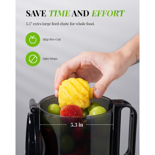 Newmodern Cold Press Masticating Juicer - Stainless GREY