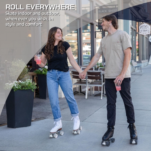 Patins de patinoire doublés en cuir Chicago pour hommes