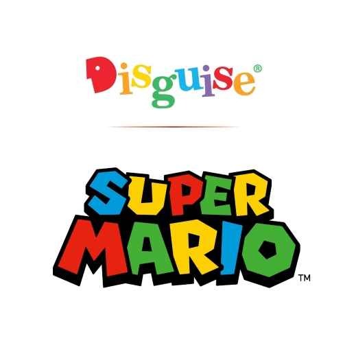 Mario Costume for Kids, Official Super Mario Bros Costume and Accessories for Children, Size