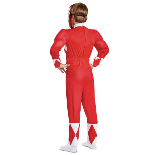Disguise Ranger – Costume pour enfant, musclé classique, rouge, taille/(4-6)