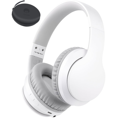 Casques d'écoute Bluetooth, écouteurs sans fil avec stéréo haute fidélité et microphone , écouteurs pliables sans fil avec fil pour