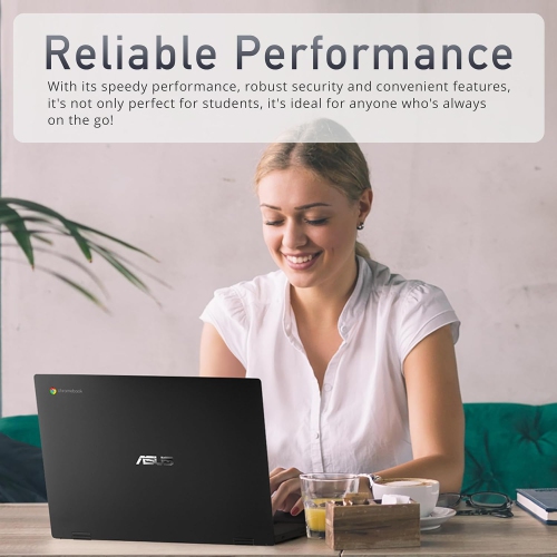 Refurbished - ASUS Chromebook CX1500 15.6" Full HD Laptop, Intel Celeron N3350, 64GB eMMC Flash Memory, 4GB RAM, Intel HD Graphics, WiFi 5, Chrome