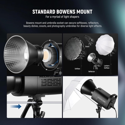 Open Box - NEEWER CB100C 130w RGB LED Video Light, APP/2.4G Control 360° Full Color 2700K-6500K 27000lux/m