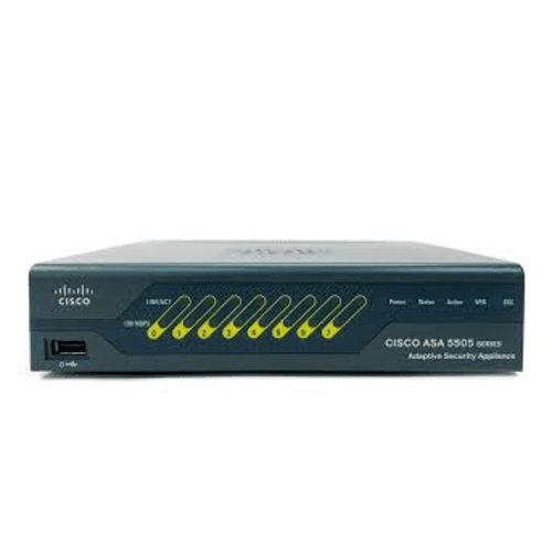 Open Box Cisco ASA5505-SEC-BUN ASA5505 firewall with security bundle.