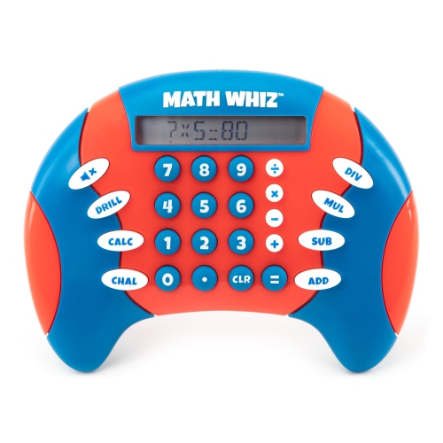 Educational Insights Math Whiz - Electronic Math Games, Addition, Subtraction, Division, and Multiplication Game, Handhe