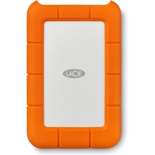 Disque dur externe portatif USB-C Rugged 2&nbsp;To de LaCie pour PC/Mac - Orange
