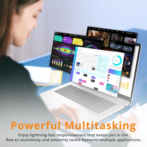 Refurbished - HP 17.3" FHD Business Laptop, Intel Core 5 120U, 1TB PCIe SSD, 16GB RAM, Intel Graphics, Backlit Keyboard, Bluetooth, Windows 11 Home,