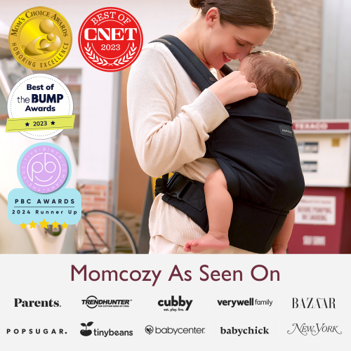Momcozy Baby Carrier Newborn to Toddler - Ergonomic, Cozy and Lightweight Infant Carrier for 7-44lbs, Effortless to Put On, Ideal for Hands-Free