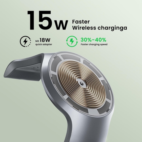 Charging Station for Magsafe Charger,Charging Station for Multiple Devices Apple,Wireless Charger for iPhone 16/15/14/13/12 Series,Apple Watch Series