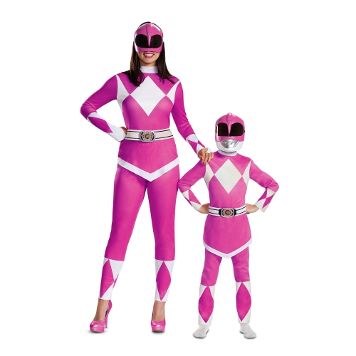 Disguise Ranger Deluxe Child Costume, Pink, Medium/(7-8)