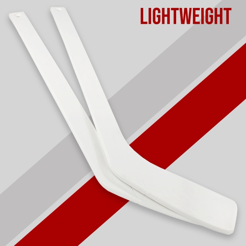 Mini bâton de hockey en plastique de PRISP - Bâton de hockey au genou de 18&nbsp;po; Cadeau de sport pour l'intérieur, le sous-sol et le garage