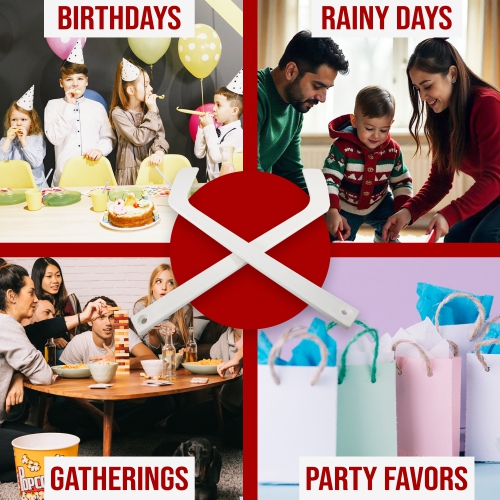 Mini bâton de hockey en plastique de PRISP - Bâton de hockey au genou de 18&nbsp;po; Cadeau de sport pour l'intérieur, le sous-sol et le garage