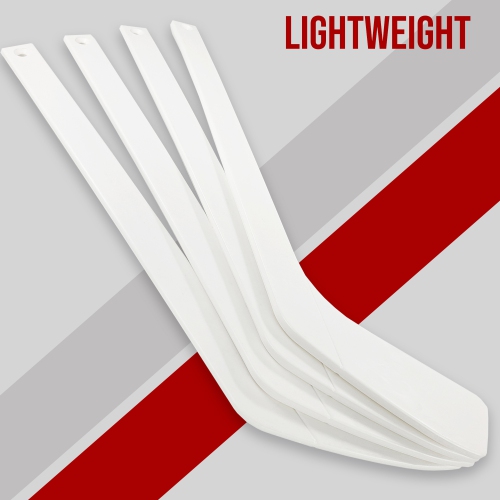 Mini bâton de hockey en plastique de PRISP - Bâton de hockey au genou de 18&nbsp;po; Cadeau de sport pour l'intérieur, le sous-sol et le garage