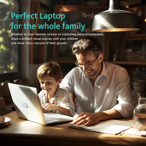 HP 15.6" FHD Laptop, Intel Core i3-1215U, 512GB PCIe SSD, 16GB RAM, Intel UHD Graphics, Numeric Keypad, HD Camera, Bluetooth, Windows 11, Silver by HP - Open Box condition - Image 6