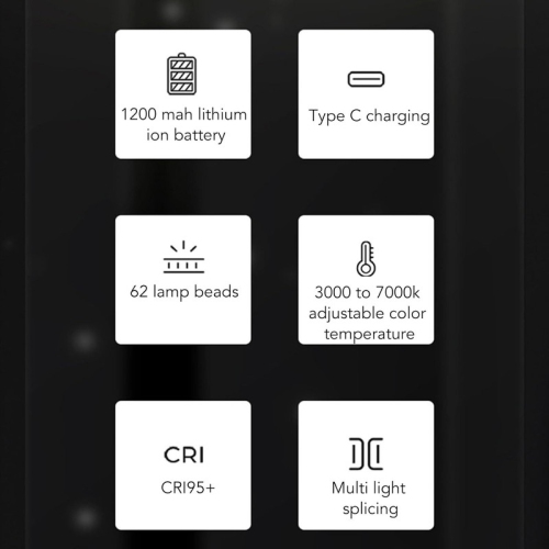 1pcs LED Video Light on Camera, Mini Cute Fill Light Portable Camera Photo Light 1/4in Screw Hole Portable Photography Light Video Fill Lamp