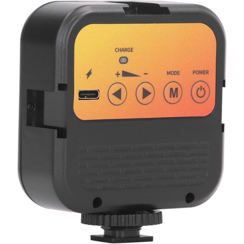 1pcs LED Video Light on Camera, Mini Cute Fill Light Portable Camera Photo Light 1/4in Screw Hole Portable Photography Light Video Fill Lamp