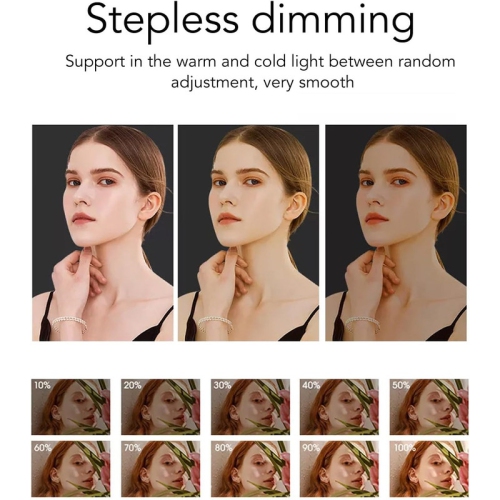 1pcs LED Video Light on Camera, Mini Cute Fill Light Portable Camera Photo Light 1/4in Screw Hole Portable Photography Light Video Fill Lamp