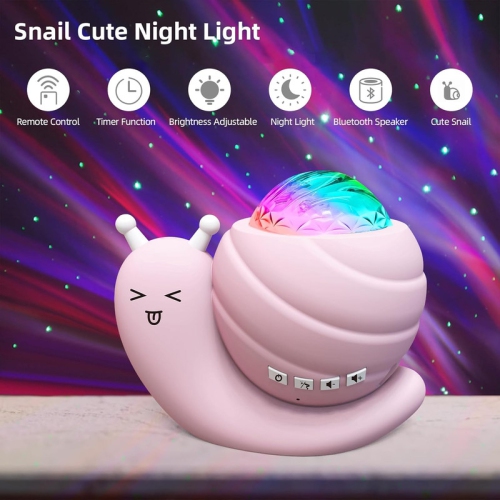 Star Projector Night Light, 4 in 1 Aurora Galaxy Projector Lights, Snail Kid Night Lights