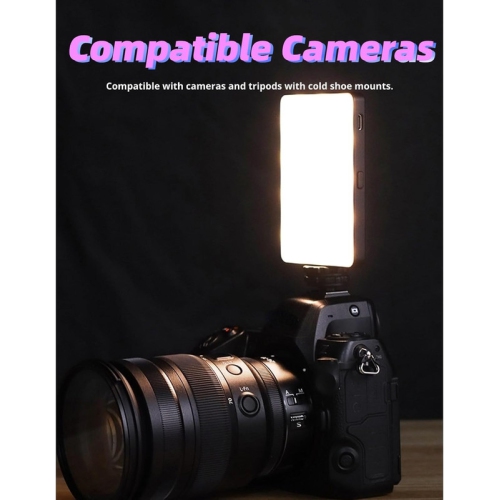 LED Selfie Light for Phone, 1500mAh Rechargeable Selfie Light RGB Full Color Cell Phone Clip on Video Light, Dimming 3000K to 9900K LED Portable