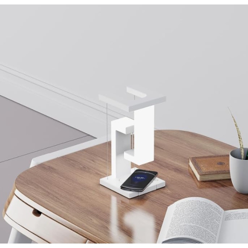 Wireless Charging Table Lamp, 2 in 1 Bedside Table Lamp with LED Light with Wireless Charger, Wireless Charging Sensor Table Lamp, Bedroom Bedside