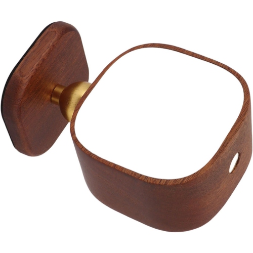 Wooden Wall Lamp Portable Bedside Square Night Light with Dimmable Function, Wall Mounted Design, Ideal for Bedrooms, Hallways, and More, includes