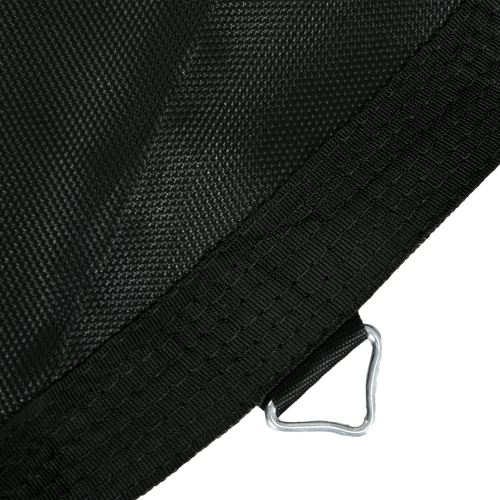 Soozier Trampoline Replacement Mat with 8 Rows of Stitching, Spring Pull Tool and 54 V-Hooks, Fits 10ft Trampoline, Using 5.5" Springs, Black