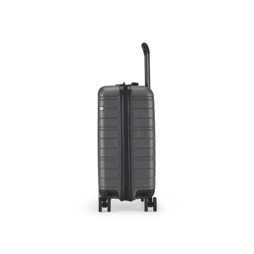 Bugatti - Skyward International Hardside Carry-on Luggage with Spinner Wheels - Charcoal