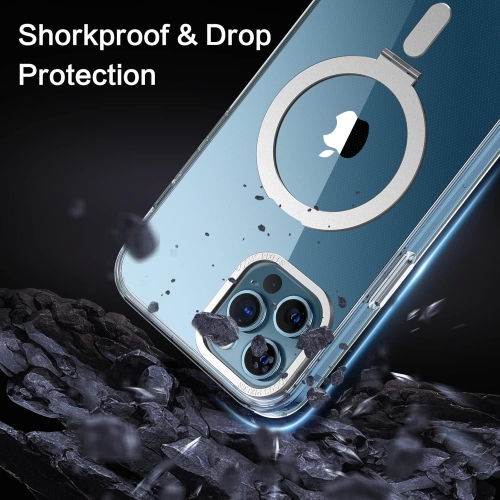 iPhone 12 Pro Max Case Compatible with MagSafe, Clear Strong Magnetic Anti-Scratch Shockproof Phone Cover