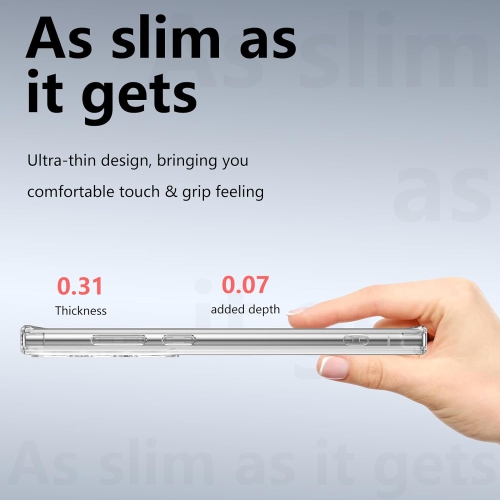 Samsung S22 Ultra Case Compatible with MagSafe, Clear Strong Magnetic Anti-Scratch Shockproof Phone Cover