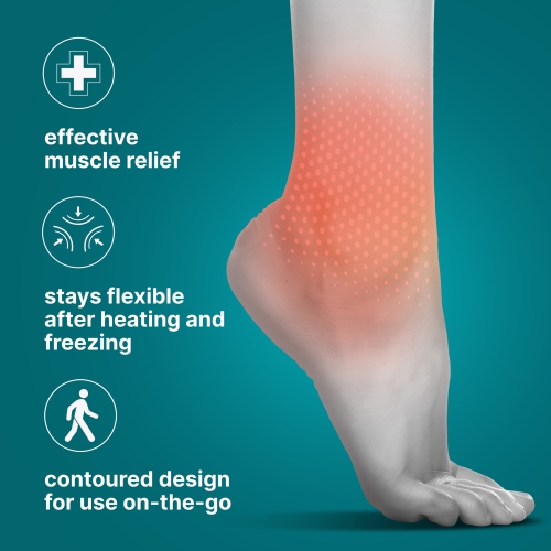 Manchon en gel pour soulager le rhume et la chaleur de HoMedics pour cheville