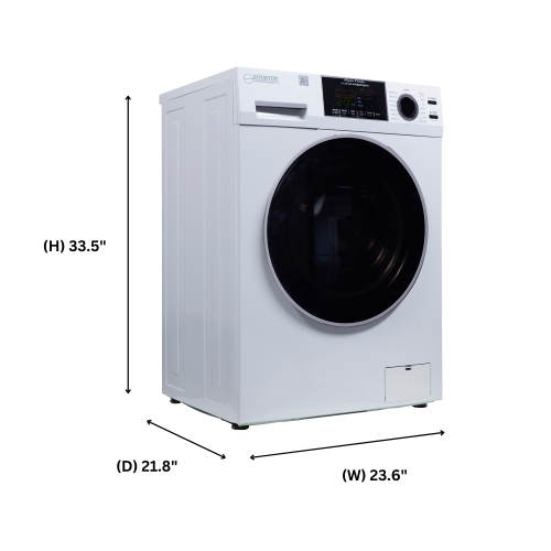 All-in-one Washer Dryer Ventless FULLY BUILTIN 0-CLEARANCE 1.62cf/15lbs 110V 1400RPM