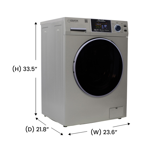 Laveuse-sécheuse tout-en-un Equator AVEC ÉVENT, sécheuse 30 % PLUS RAPIDE que la 110 V 15 lb condensée