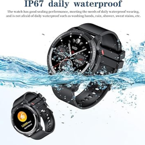 Smart Watch,1.39" HD Fitness Tracker with Heart Rate/Sleep Monitor/Pedometer/Calories/100+ Sport Modes, Smartwatch Waterproof for Men Women