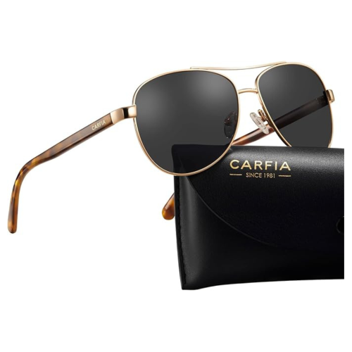 Polarized Womens Sunglasses UV Protection Lightweight Sporting Metal Frame CA3216