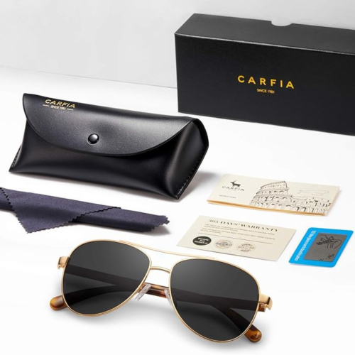 Polarized Womens Sunglasses UV Protection Lightweight Sporting Metal Frame CA3216