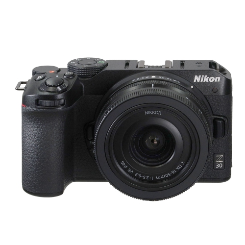 Appareil photo sans miroir Z30 de Nikon avec objectif DX 16&nbsp;mm 50&nbsp;mm et carte SDXC Ultra 128&nbsp;Go de SanDisk