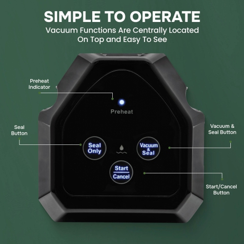 InstaSeal Vacuum Sealer Food Saver Bag Sealer Machine Upright Suction Base