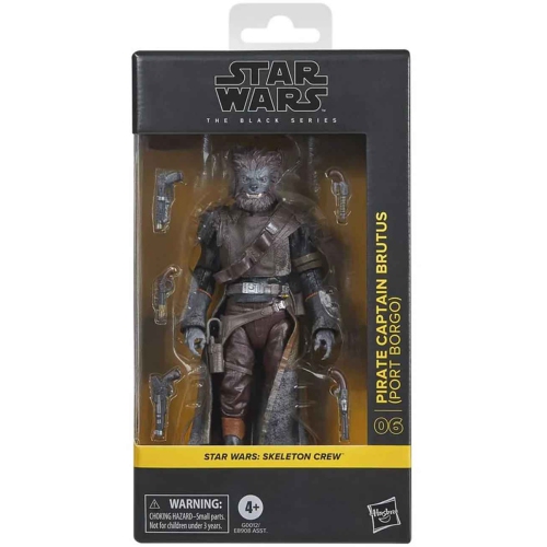 Star Wars The Black Series Skeleton Crew 6 Inch Action Figure - Pirate Captain Brutus #06