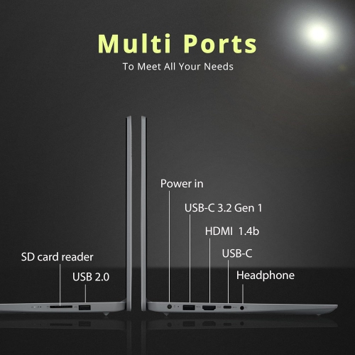 Refurbished - Lenovo IdeaPad 1 15.6" HD Laptop, AMD Athlon Silver 3050U Processor, 128GB PCIe SSD, 8GB RAM, AMD Radeon Graphics, HD Webcam, HDMI,