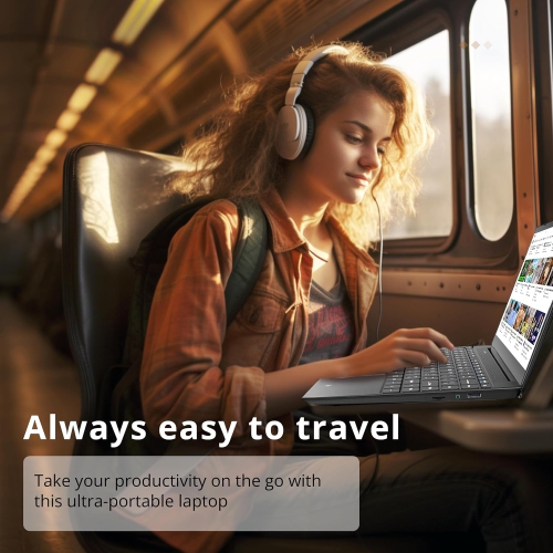 Open Box - GATEWAY 14.1" Ultra Slim FHD Laptop, Intel Core i5-1135G7, 2TB PCIe SSD, 16GB RAM, Intel Iris Xe Graphics, Fingerprint Scanner, Black, Win