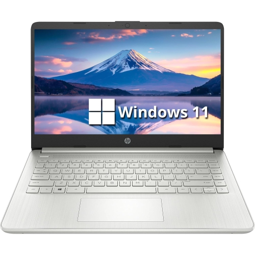 Open Box - HP Stream 14" HD BrightView Laptop, Intel Celeron N4120, 64GB eMMC, 8GB RAM, Intel UHD Graphics, HD Webcam, Bluetooth, WiFi, HDMI, Windows