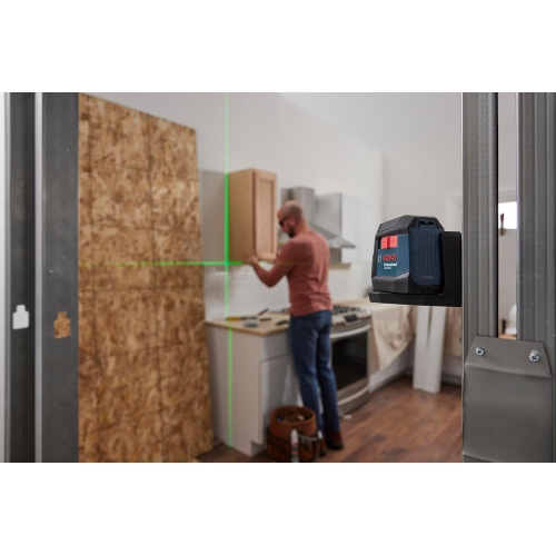 BOSCH GLL50-20GL 65ft Green-Beam Cross-Line Laser with VisiMax Technology