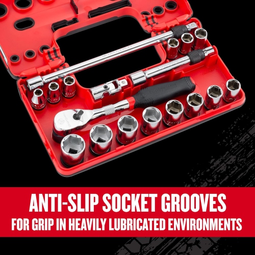 CRAFTSMAN 18 PC 3/8 Drive 6 PT MM Tool Set