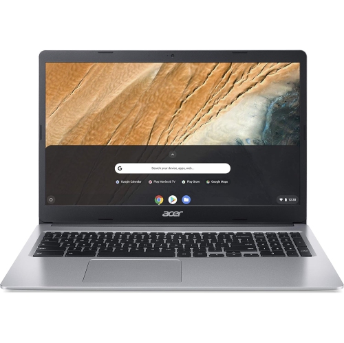 Open Box - Acer Chromebook 315, 15.6" HD Widescreen, Intel Celeron N4020, 4GB LPDDR4, 64GB eMMC, Chrome OS, CB315-3H-C0UU Silver