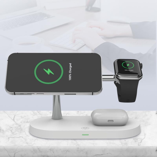 3 in 1 Charging Station for Apple Wireless Charger for iPhone 15 14 13 12 Series Wireless Charging Station for Multiple Devices for Apple Watch