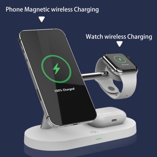 3 in 1 Charging Station for Apple Wireless Charger for iPhone 15 14 13 12 Series Wireless Charging Station for Multiple Devices for Apple Watch