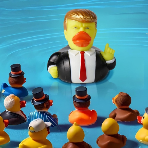 Trump Ducks for Jeeps - Conquer The Road with The Iconic Donald Trump Rubber Duck - Must-Have Trump Merchandise for Ducking in Style